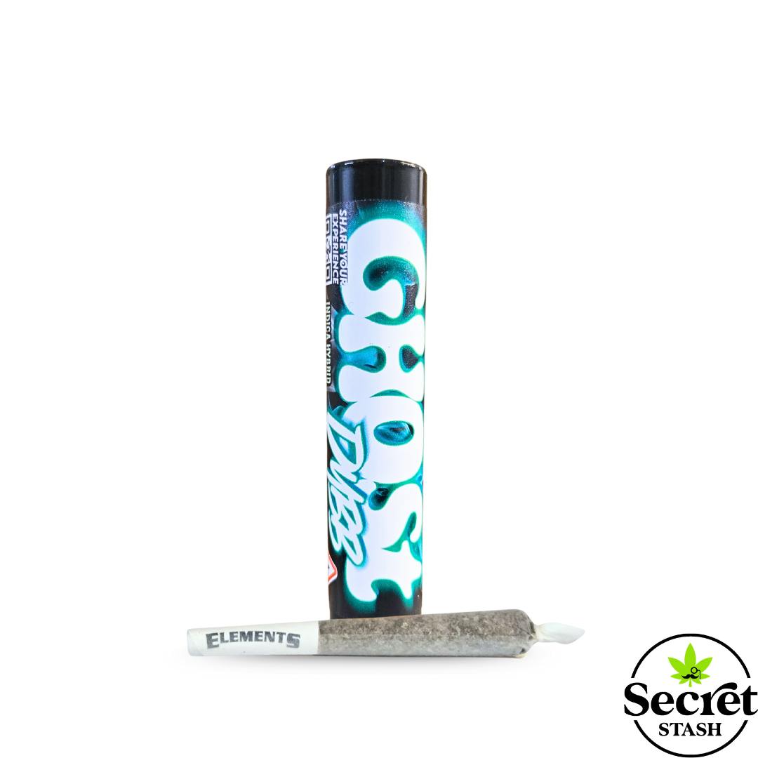 Secret Stash - Secret Stash | Full Bud Pre Roll | Ghost Dubb | Half Gram - 1