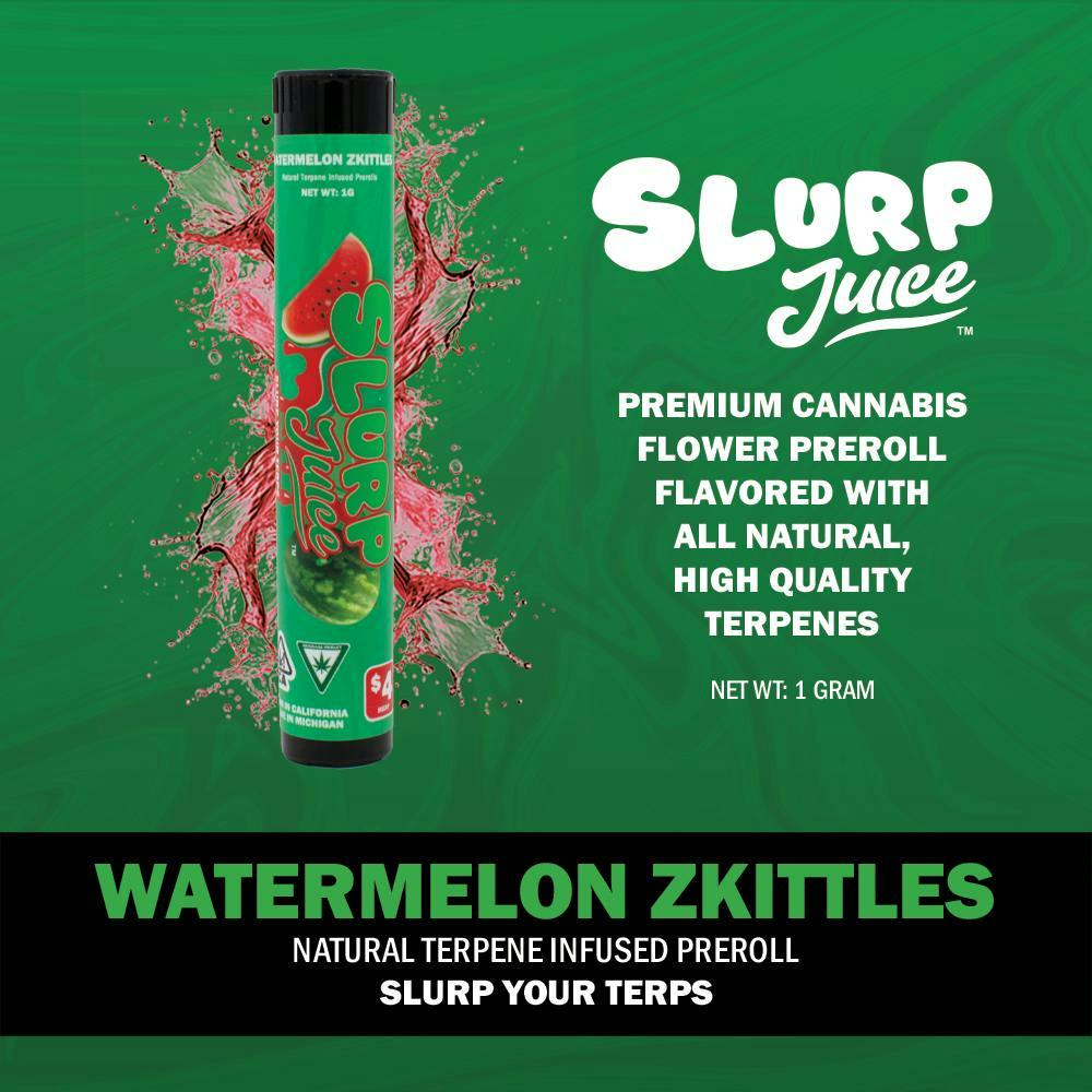 Slurp Juice - Slurp Juice | Watermelon Zkittles | 1G Terp Infused PR - 1