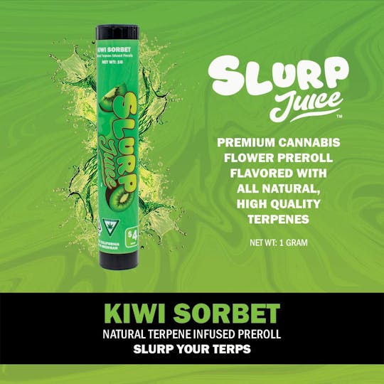 Slurp Juice - Slurp Juice | Kiwi Sorbet | 1G Terp Infused PR - 1
