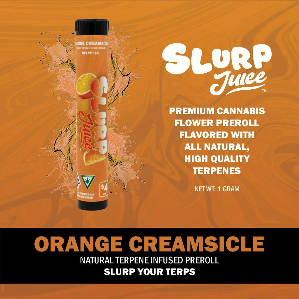Slurp Juice - Slurp Juice | Orange Creamsicle | 1G Terp Infused PR - 1