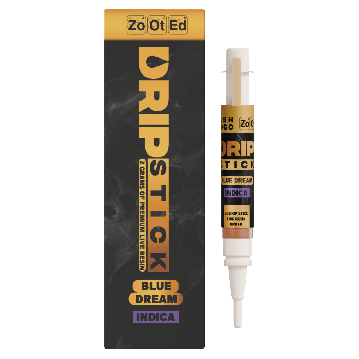 Zooted Brandz - MI - Blue Dream | Drip Stick | Live Resin Brush | 2g - 1