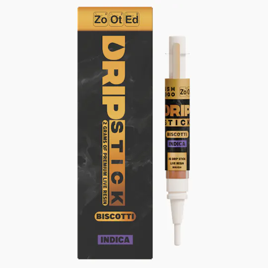 Zooted Brandz - MI - Biscotti | Drip Stick | Live Resin Brush | 2g - 1