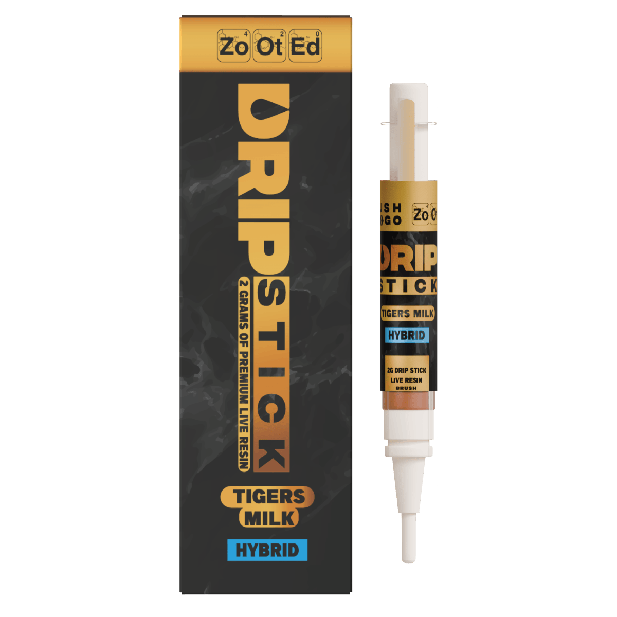 Zooted Brandz - MI - Tigers Milk | Drip Stick | Live Resin Brush | 2g - 1