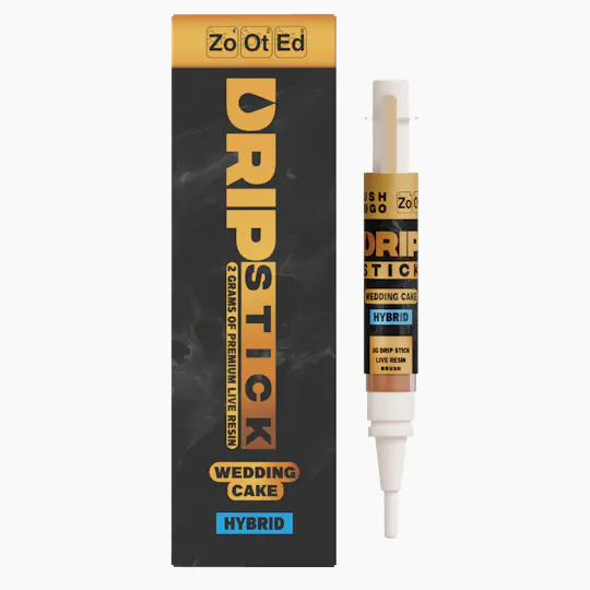 Zooted Brandz - MI - Wedding Cake | Drip Stick | Live Resin Brush | 2g - 1