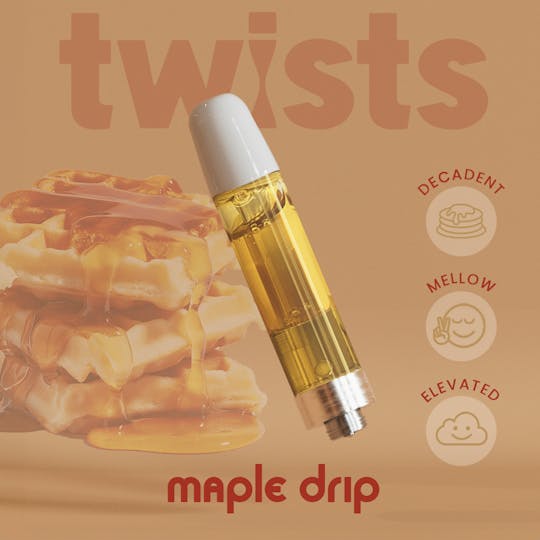 Craft Concentrates - Oil Twists Cartridge (1000mg) - Maple Drip - 1