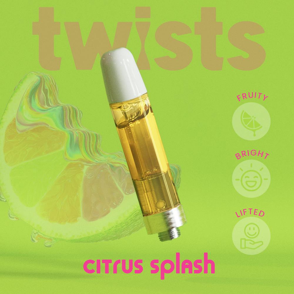 Craft Concentrates - Oil Twists Cartridge (1000mg) - Citrus Splash - 1