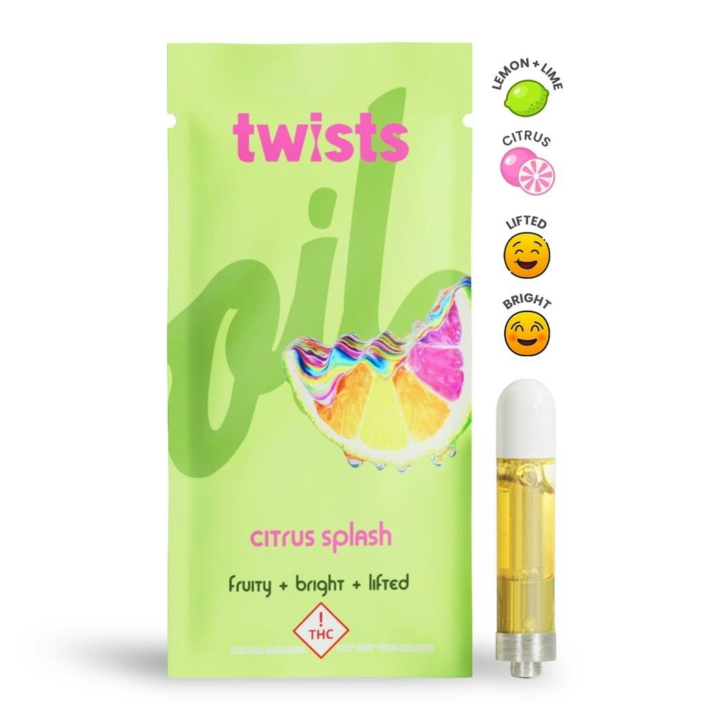 Craft Concentrates - Citrus Splash Flavor - "Twists" Cartridge (1000mg) - by Oil® - 1