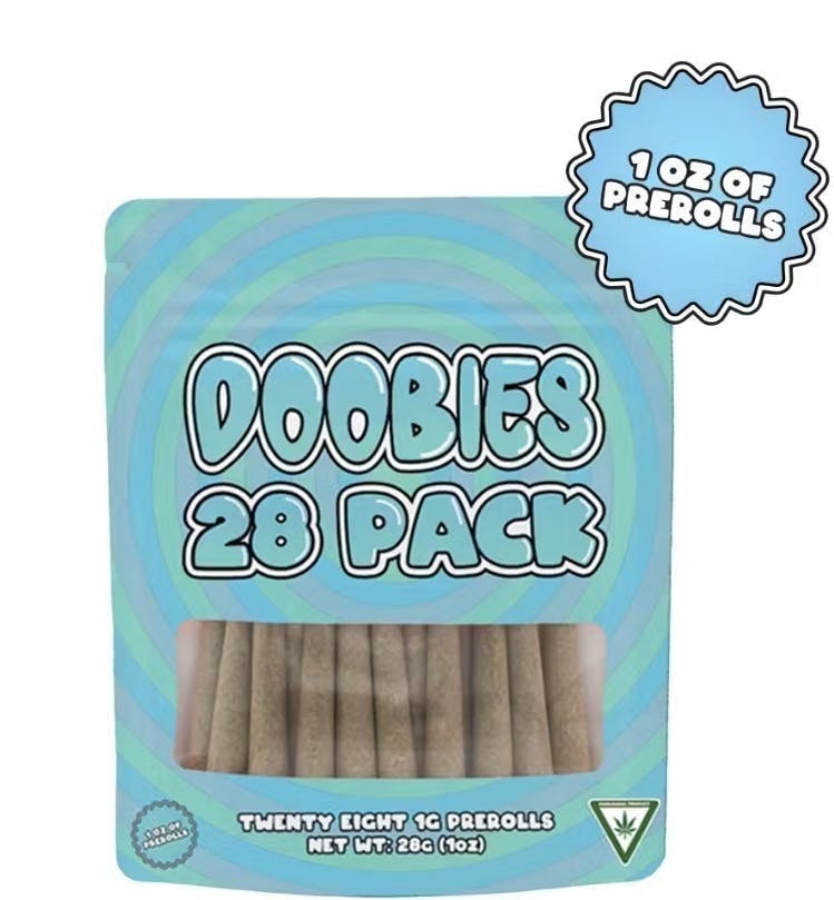 Doobies Prerolls - Blue Dream - 28 x 1g Doobies - 1