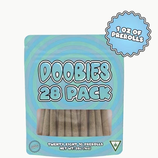 Doobies Prerolls - Blue Dream - 28 x 1g Doobies - 1