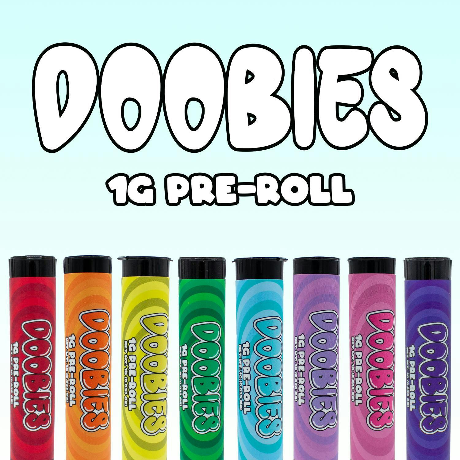 Doobies Prerolls - Apples & Bananas - 1g Doobie - 1