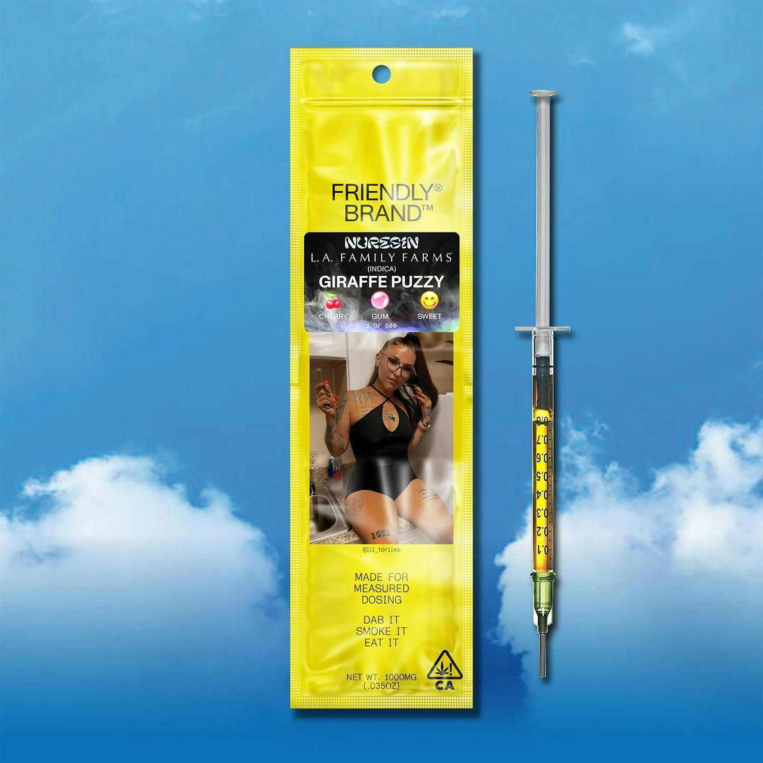 Friendly Brand - Friendly Brand x L.A.F.F | Nuresin FSO | Giraffe Puzzy | Extract Oils | 1g - 1