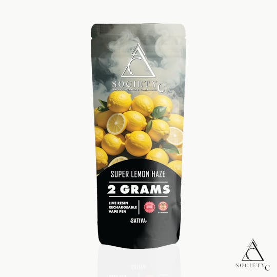 Society C - Society C - Super Lemon Haze - 2g Live Resin Disposable Vape - 1
