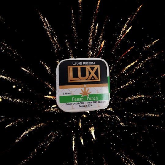 LUX Cannabis Company - LUX BANANA PUNCH 1G LIVE RESIN - 1