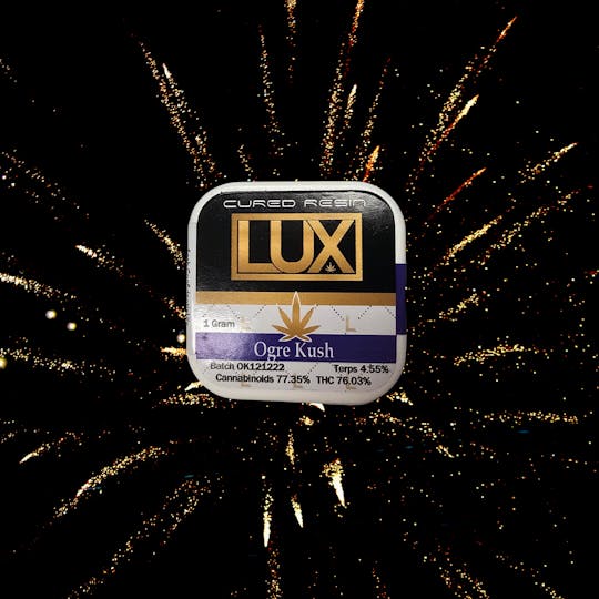 LUX Cannabis Company - LUX OGRE KUSH 1G CURED RESIN - 1