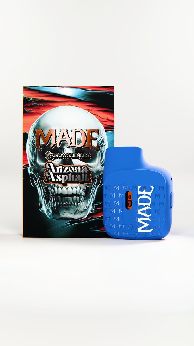 MADE - MADE x Grow Sciences | Arizona Asphalt | Live Resin Disposable | 1g - 1