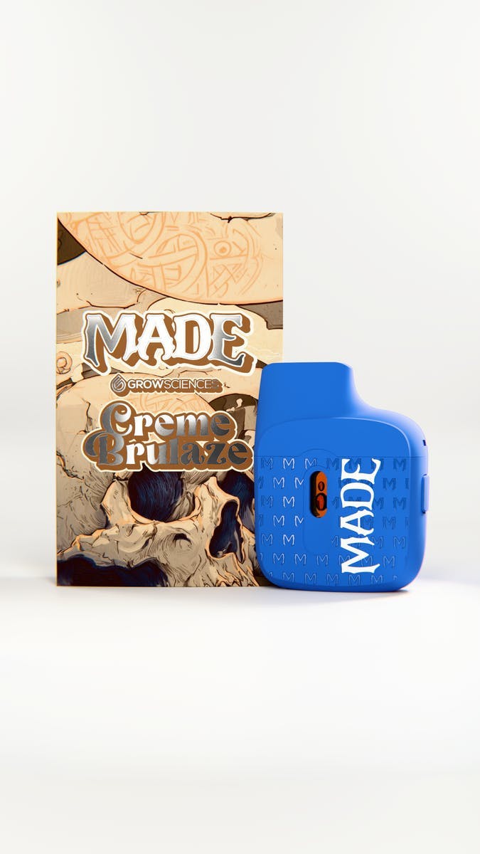 MADE - MADE x Grow Sciences | Creme Brulaze | Live Resin Disposable | 1g - 1