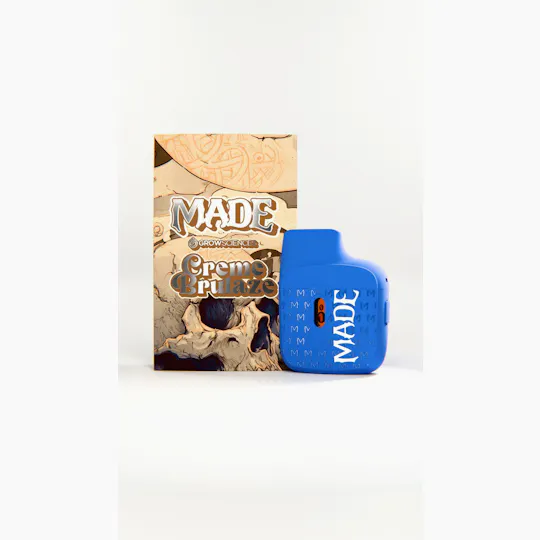 MADE - MADE x Grow Sciences | Creme Brulaze | Live Resin Disposable | 1g - 1