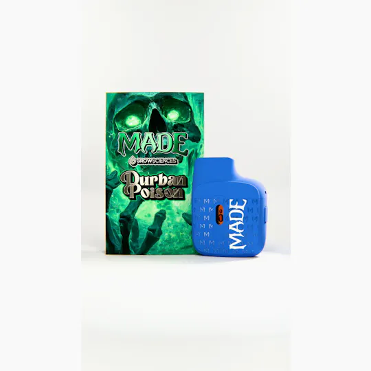 MADE - MADE x Grow Sciences | Durban Poison | Live Resin Disposable | 1g - 1