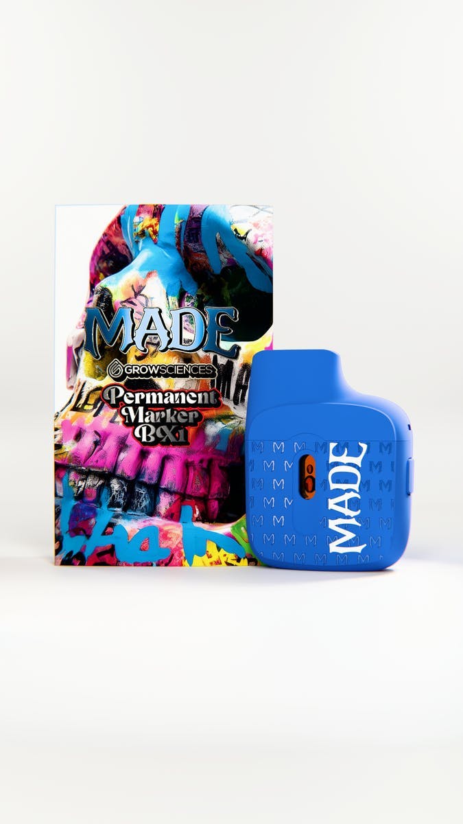 MADE - MADE x Grow Sciences | Permanent Marker BX1 | Live Resin Disposable | 1g - 1