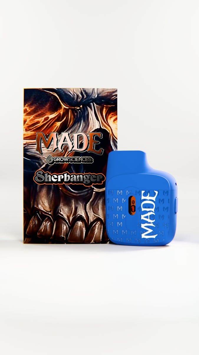 MADE - MADE x Grow Sciences | Sherbanger | Live Resin Disposable | 1g - 1