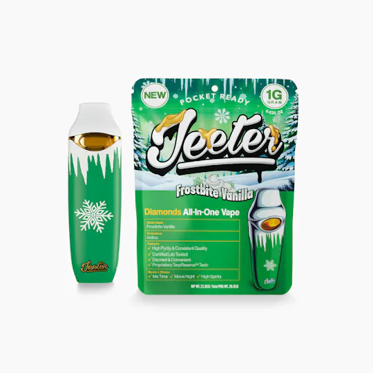 Jeeter - Jeeter | Frostbite Vanilla | Diamonds Disposable | 1g - 1