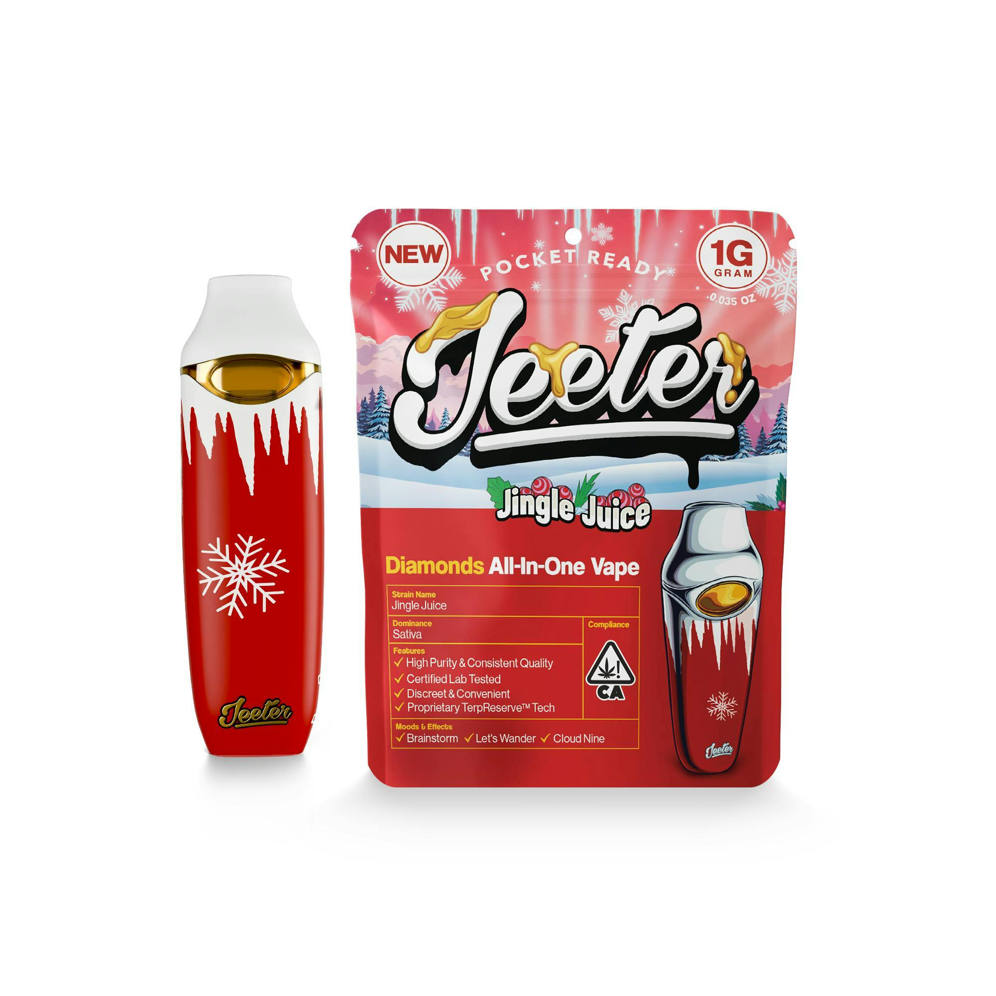 Jeeter - Jeeter | Jingle Juice | Diamonds Disposable | 1g - 1