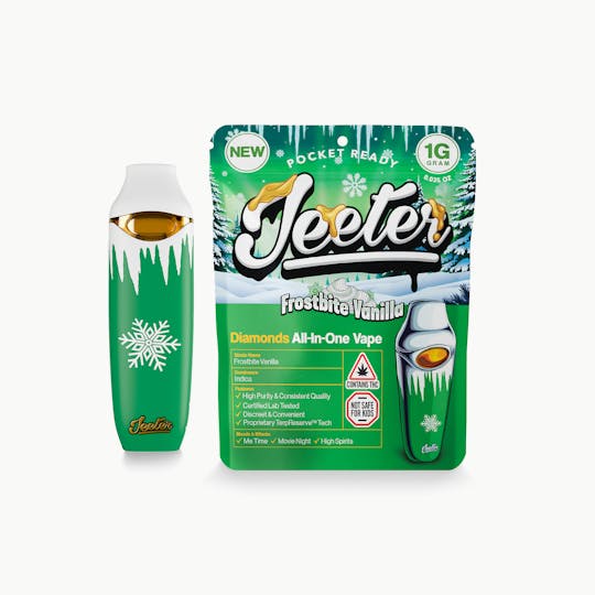 Jeeter - Jeeter All In One Diamonds Vape - Frostbite Vanilla - 1