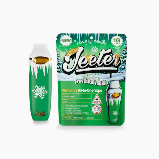 Jeeter - Jeeter | Frostbite Vanilla | Diamonds Disposable | 1g - 1