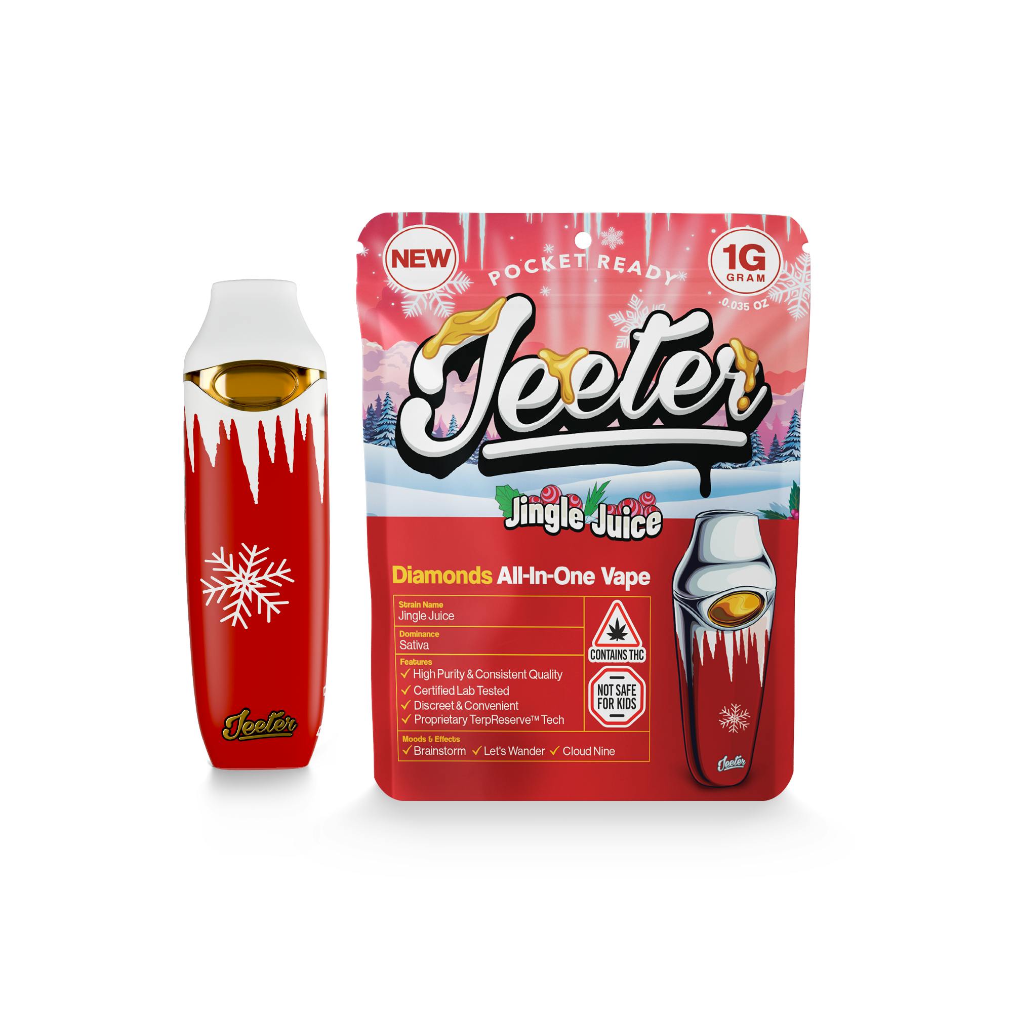 Jeeter - Jeeter All In One Diamonds Vape - Jingle Juice - 1