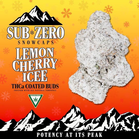 Sub-Zero Snowcaps - SZ SNOWCAPS | Lemon Cherry Icee | 3.5g THCA Flower - 1
