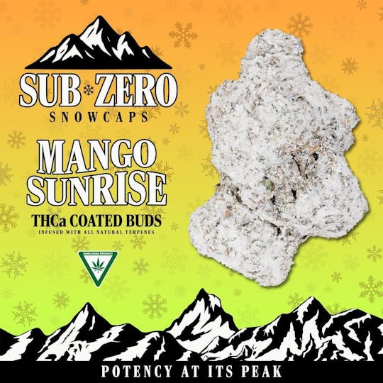 Sub-Zero Snowcaps - SZ SNOWCAPS | Mango Sunrise | 7g THCA Flower - 1