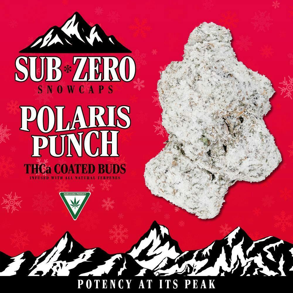 Sub-Zero Snowcaps - SZ SNOWCAPS | Polaris Punch | Deli Style THCA Flower - 1