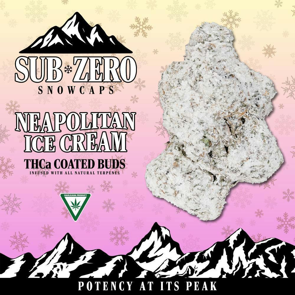 Sub-Zero Snowcaps - SZ SNOWCAPS | Neapolitan Ice Cream | Deli Style THCA Flower - 1