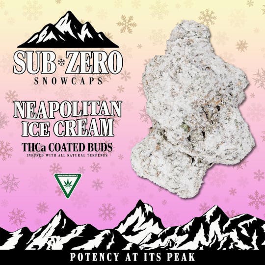 Sub-Zero Snowcaps - SZ SNOWCAPS | Neapolitan Ice Cream | Deli Style THCA Flower - 1