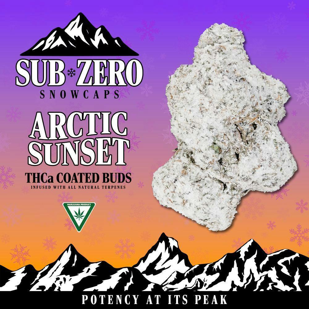 Sub-Zero Snowcaps - SZ SNOWCAPS | Arctic Sun | 28g THCA Flower - 1