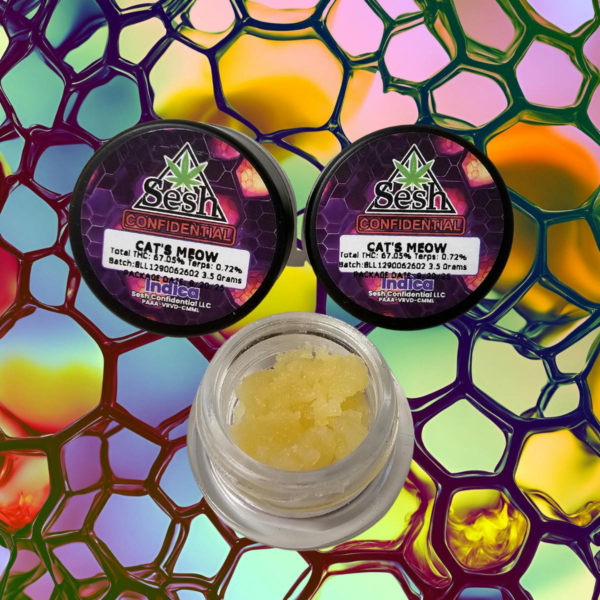 LUX Cannabis Company - SESH- CAT'S MEOW 1G RESIN - 1