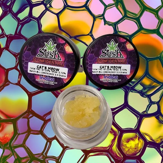 LUX Cannabis Company - SESH- CAT'S MEOW 1G RESIN - 1