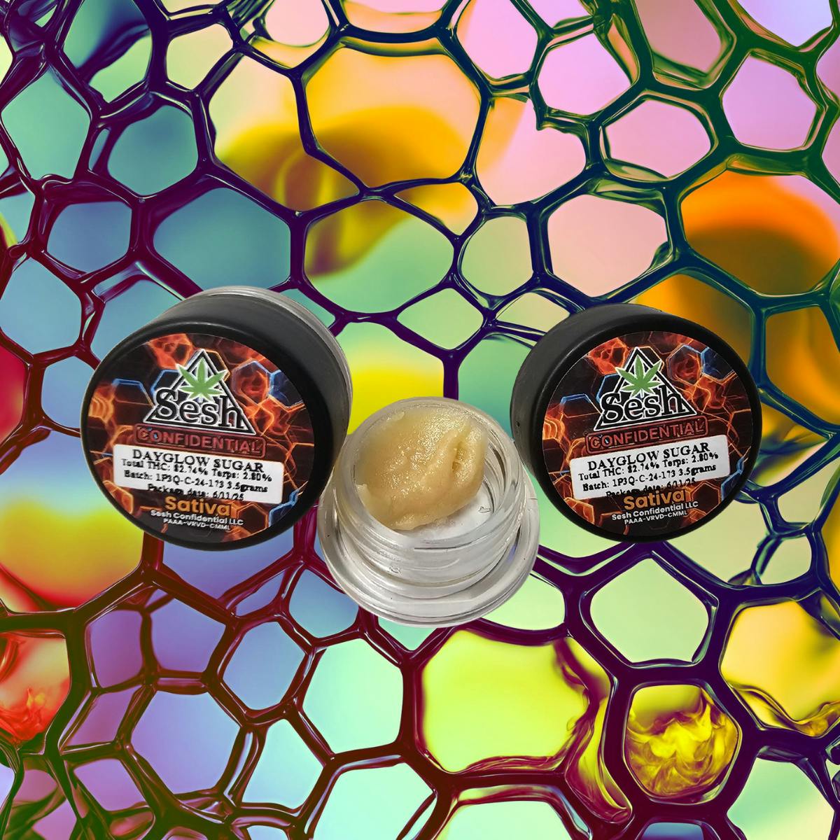 LUX Cannabis Company - SESH- DAYGLOW 1G RESIN - 1