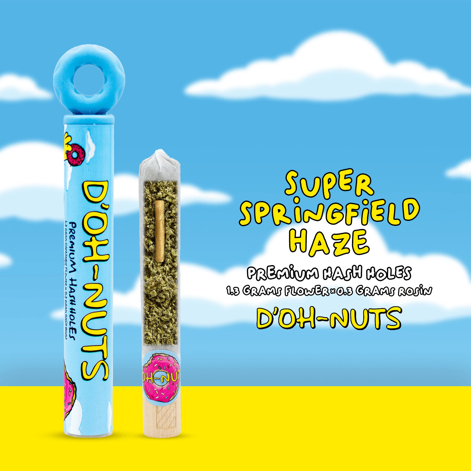 D'oh-Nuts - Super Springfield Haze | 1.6g Hash Hole - 1
