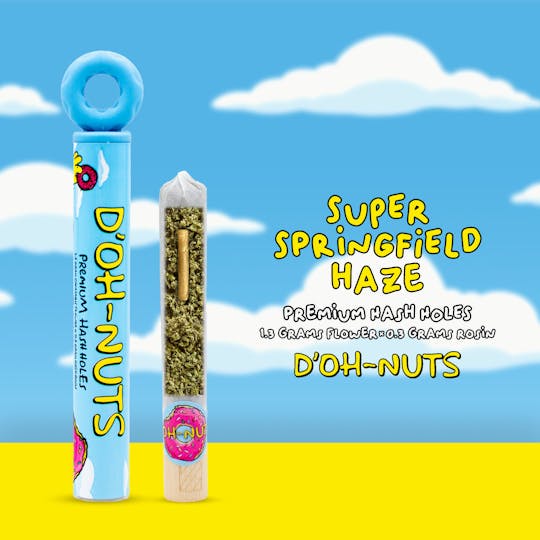 D'oh-Nuts - Super Springfield Haze | 1.6g Hash Hole - 1