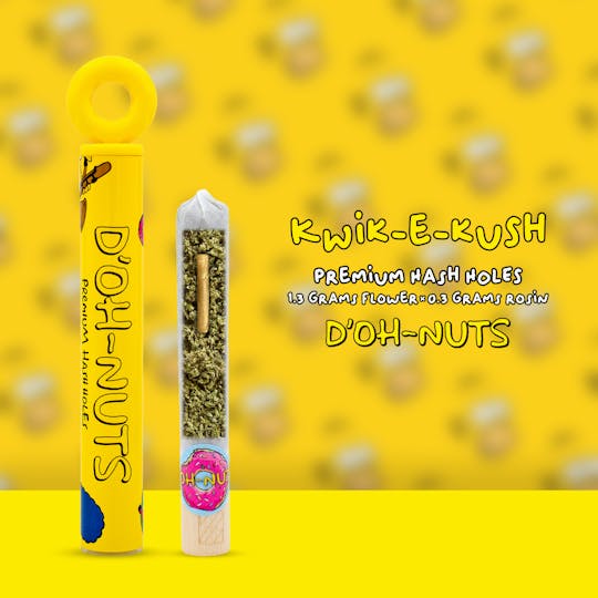 D'oh-Nuts - Kwik-E-Kush | 1.6g Hash Hole - 1