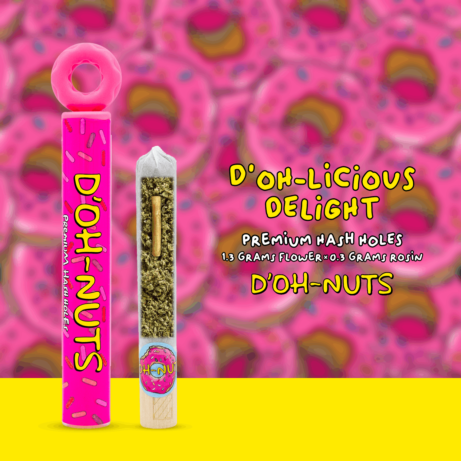 D'oh-Nuts - D'oh-licious Delight | 1.6g Hash Hole - 1