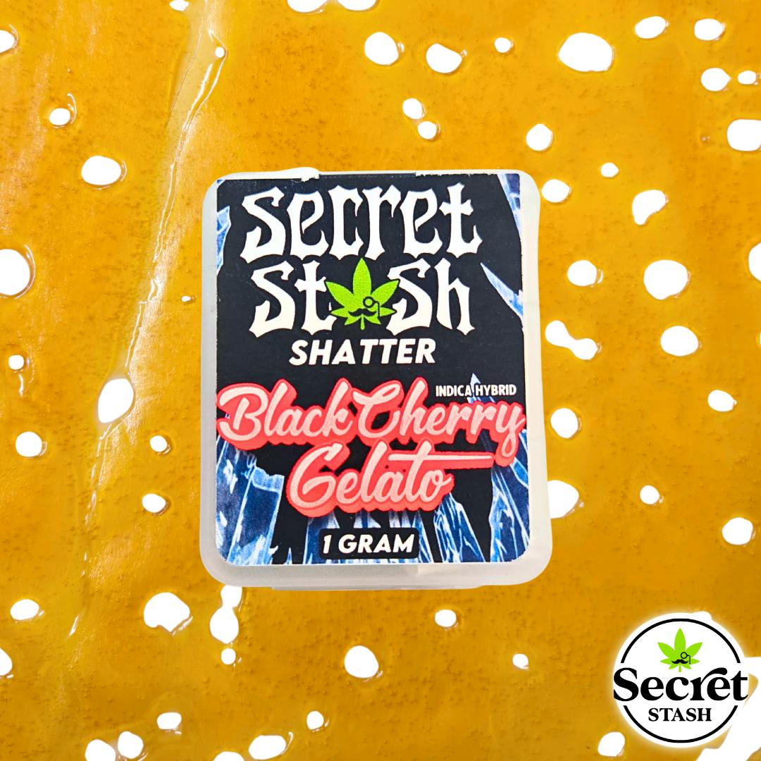 Secret Stash - Secret Stash | Shatter | Black Cherry Gelato | 1g - 1