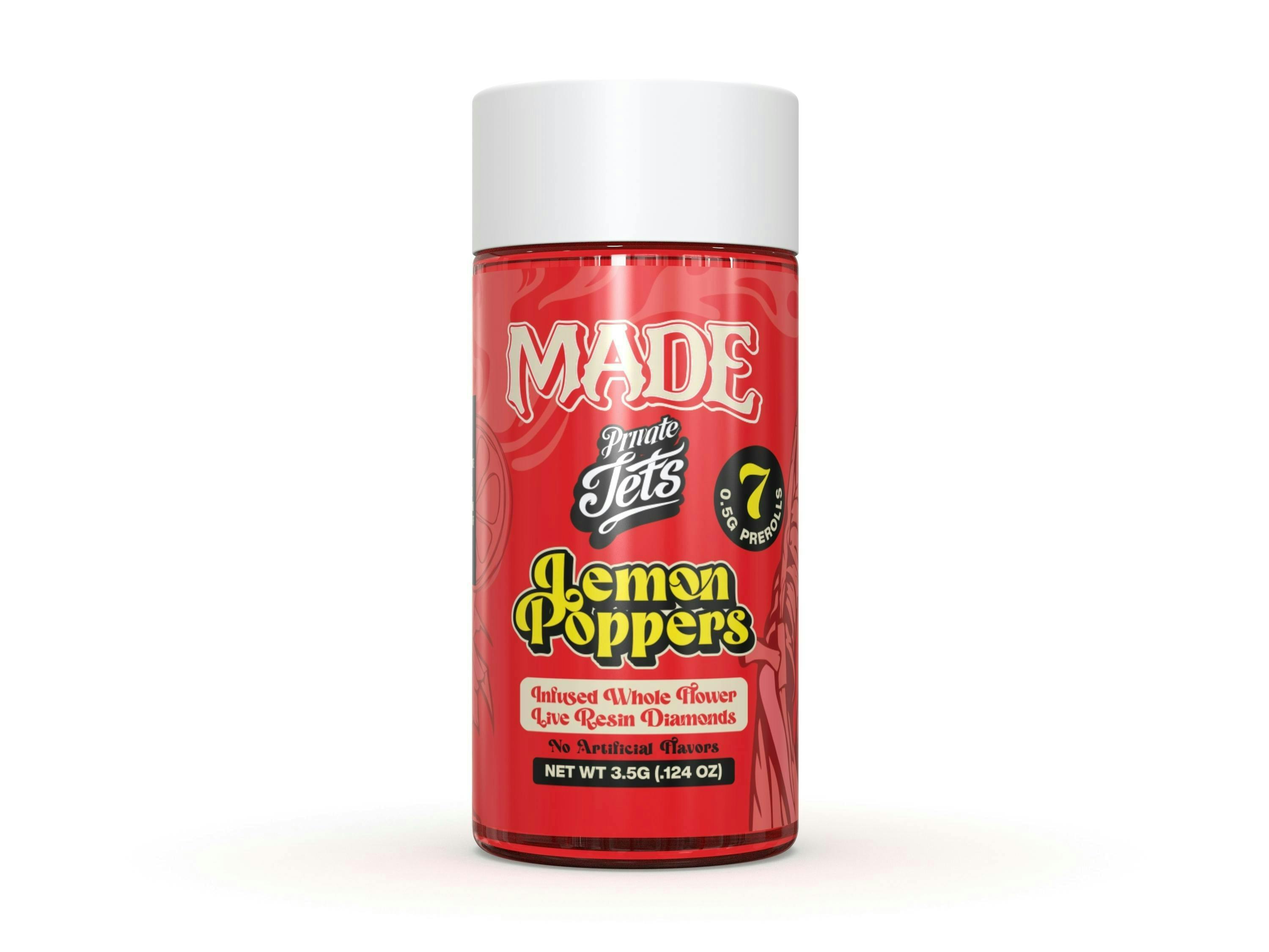 MADE - MADE | Lemon Poppers | Infused Minis | 0.5g each | 7pk - 1