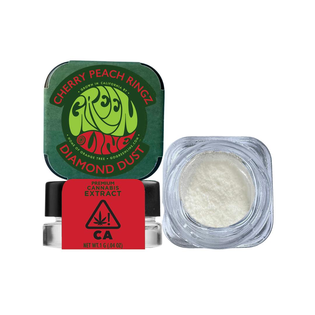 Greenline - Cherry Peach Ringz - Diamond Dust - Extract - Hybrid - 1g - 1