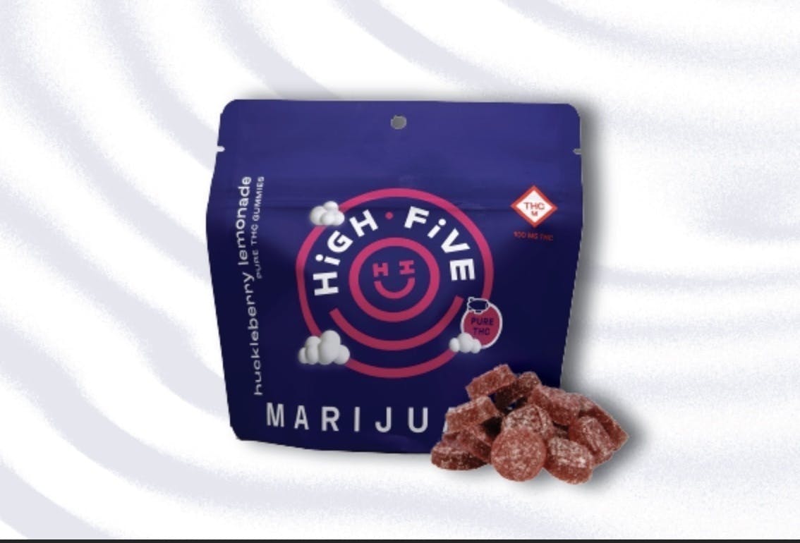 High Five Cannabis - High Five | Huckleberry Lemonade | Gummies | 100mg - 1