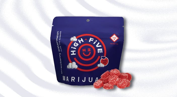 High Five Cannabis - High Five | Strawberry Lemonade | Gummies | 100mg - 1