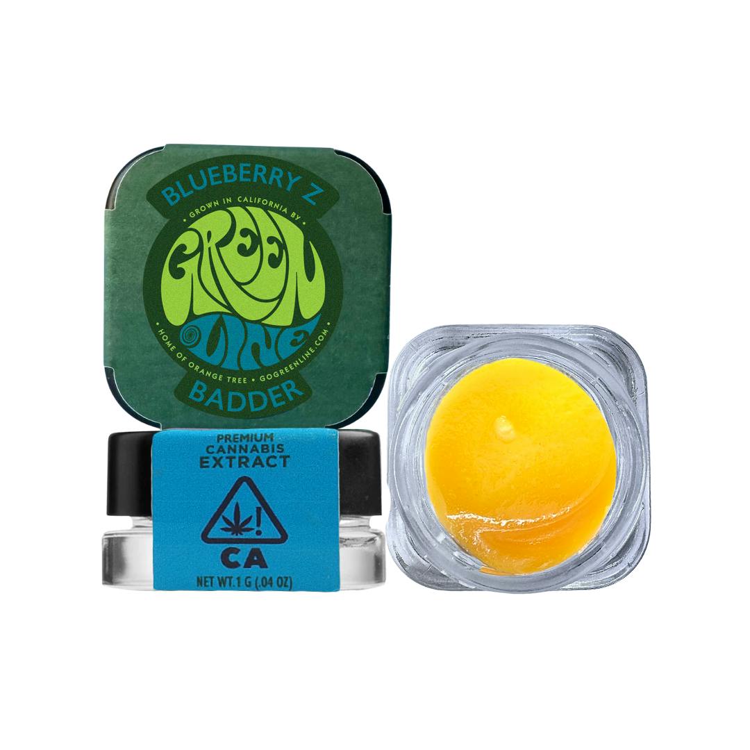 Greenline - Blueberry Z - Badder - Extract - Sativa - 1g - 1