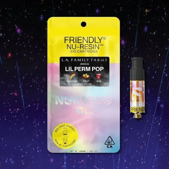 Friendly Brand - Friendly Brand x L.A.F.F | Lil Perm Pop | Cured Nuresin Cartridge | 1g - 1