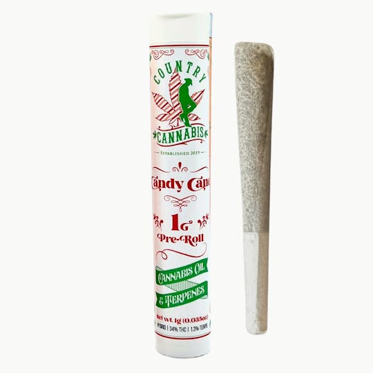 Country Cannabis - Candy Cane | Infused Preroll | 1G - 1